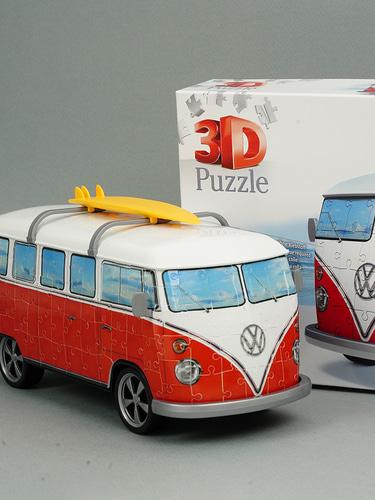 3D Jigsaw Puzzle Volkswagen T1 Surfer Edition 162 Pieces Ravensburger
