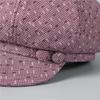Winter Hat Ladies Beret Mom Plush Woolen Cap Autumn Warm Octagonal Winter Hat