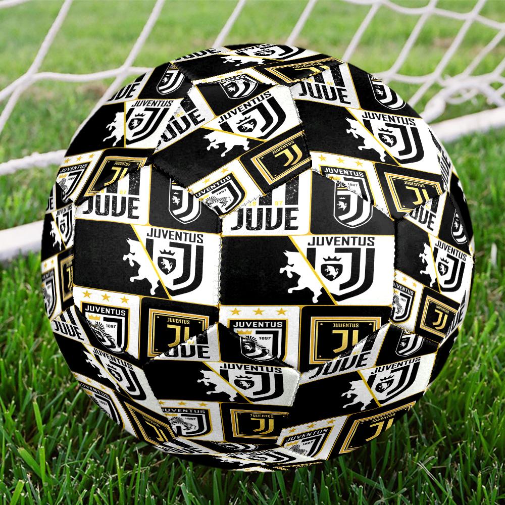 Pallone da Calcio Juventus Football Club Tema Misura 5, Adatto sia per Partite Indoor che Outdoor, un Regalo Adatto a Tutti.