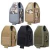 Bolsa Tática para Walkie Talkie Porta-Rádio Molle Bolso Portátil para Uso Externo Caça Esportes Bolsa de Cintura Coldre para Interfone