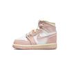 Air 1 Retro High OG TD Washed Pink Buty dla niemowląt Atmosphere White Muslin FD2598-600