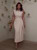 Women's Sleeveless Slimming Long Dress, Solid Color, Round Neck, Temperament Style, New for 2026