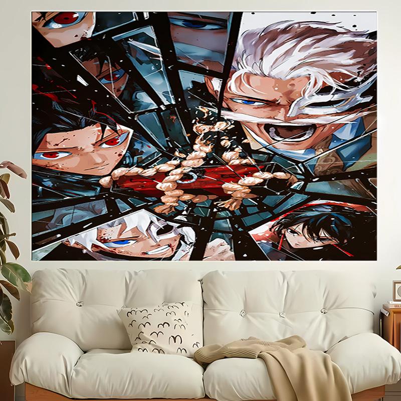 1pc Cool Anime K-Kagurabachi Tapestry, Living Room, Bedroom, Office, Party Decor, Ideal Festive Gift