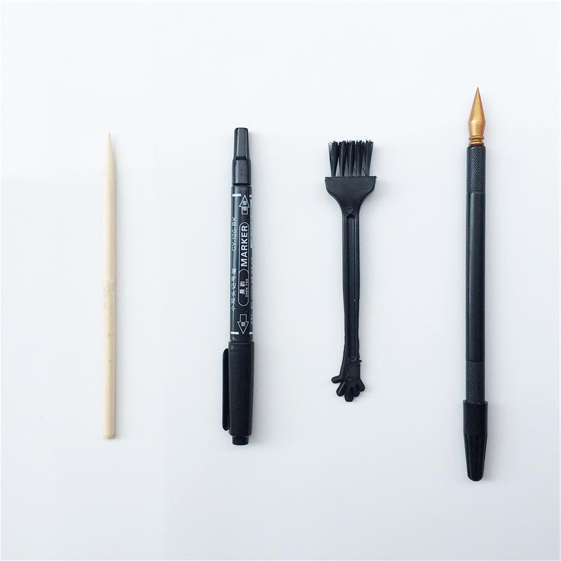 

Цветная бумага для скретч-арта, бумага для волшебной живописи с палочкой для рисования, украшение 4 Piece Suit