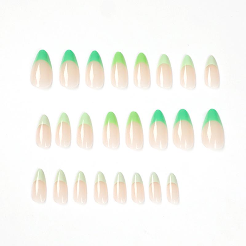 Abnehmbare grüne French Press-Aufkleber für Nagelkunst