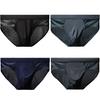 Men Briefs Mesh Stretchy Plus Size Hollow Out Tummy Tightening Underpants for Home