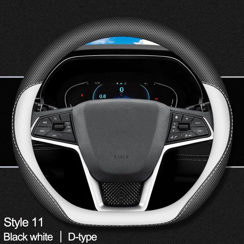 Car Steering Wheel Cover Wrap for JAC J7 JS3 JS4 2025 2025 2025 2025 D Type Steering-Wheel