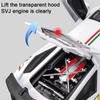 1/32 Scale Lambo LP770-4 Diecast Car Model, Alloy Pull Back Vehicle Toy with Sound and Light, 3 Open Doors, Gift for Kids Toddlers Boys Girls