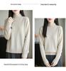 Women's Knitwear: Autumn/Winter Crochet Hollow-Out Rolled Edge Sweater - One-Piece Thick Base Layer
