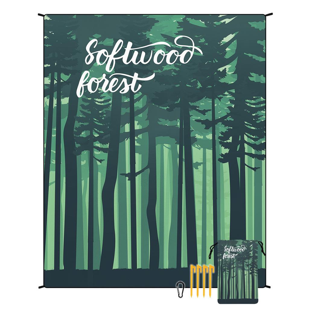 Bohemian Beach Mat Moisture-proof Mat Outdoor Seat Cushion Picnic Mat Customized Tent Camping Floor Mat 180 * 220CM 550g