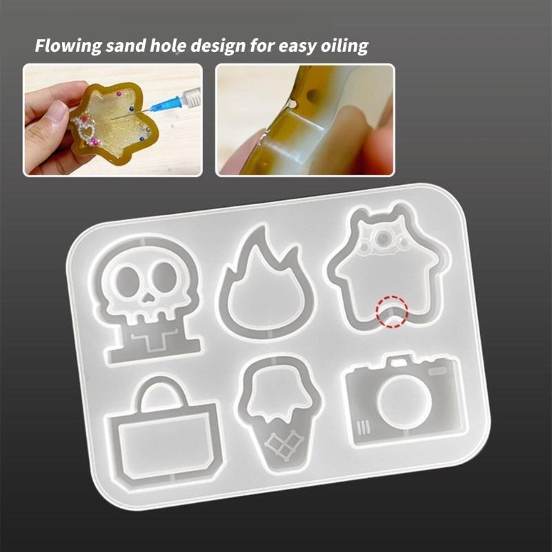 Crafting Molds Silicone Charm Molds Soft Moulds Silicone Texture Flexible Silicone Moulds Gift for Hand-Making Lover