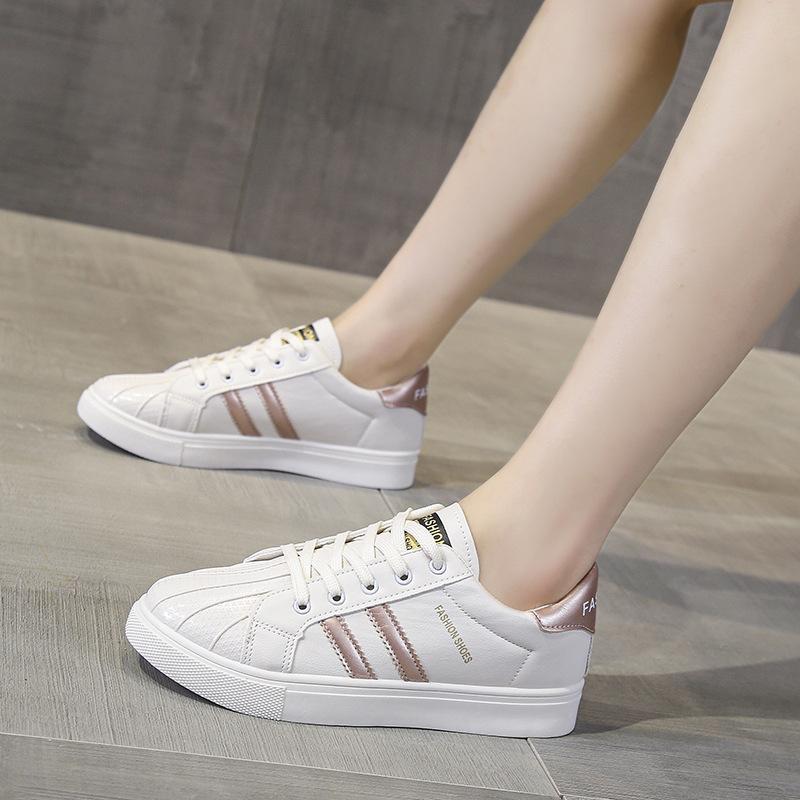 

22 student shoes new soft-soled casual board shoes thick-soled positive 35