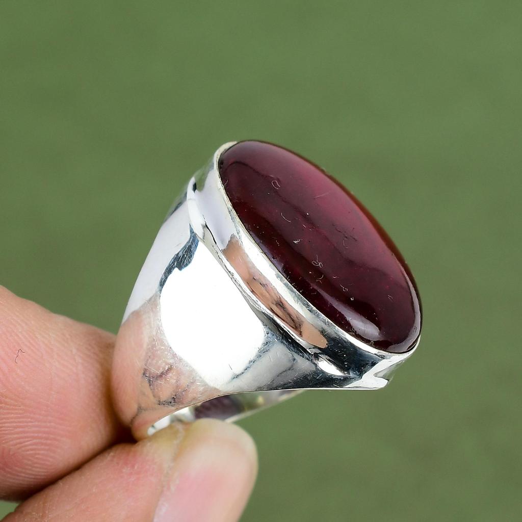 Red Fire Labradorite Ring 925 Sterling Silver Ring Original Gemstone Jewelry Handmade Ring For Gifts Designer Jewelry Available In Ring Size