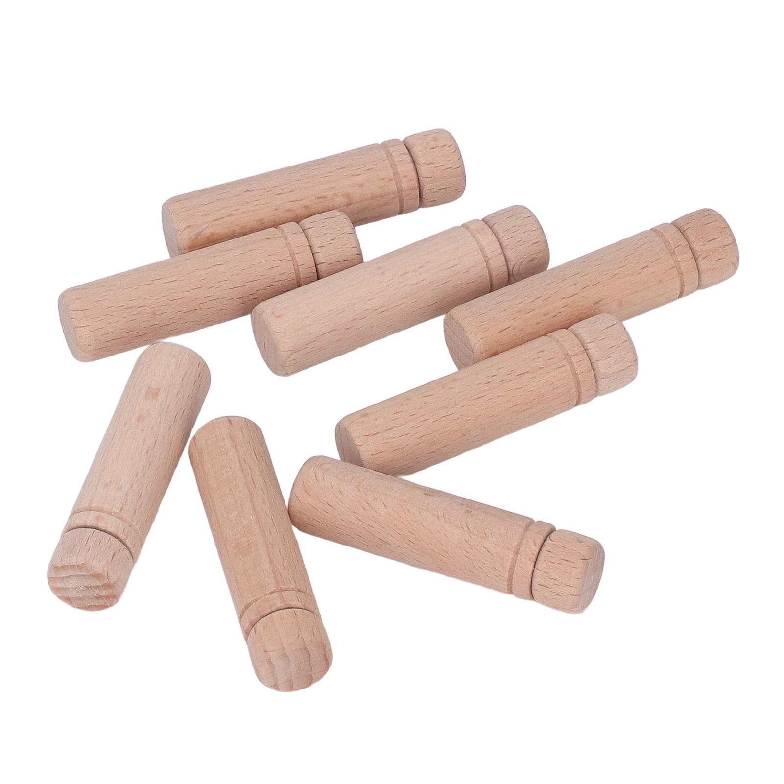 

8 шт. Деревянный чехол для игл, противоутерянный, полирующий, портативный держатель для швейных игл с 3 наклейками для