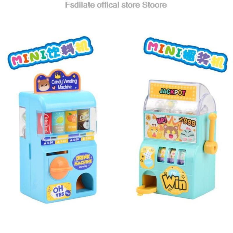 Mini Lottery Machine Game Toys Small Manual Shake Egg Twister Children's Puzzle Toys Simulated Lottery Machine Toy Swing Machine
