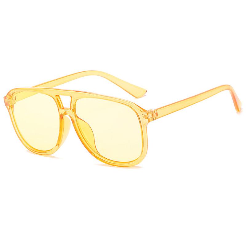 

Солнцезащитные очки Candy Color Trend Hip Hop 2019 года, большая оправа Ocean Sheet, персонализированные солнцезащитные очки as shown