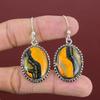 Bumble Bee Jasper Earring 925 Sterling Silver Earrings Gemstone Jewelry Vintage Earring Handmade Earring Birthstone Jewelry Gifts For Women