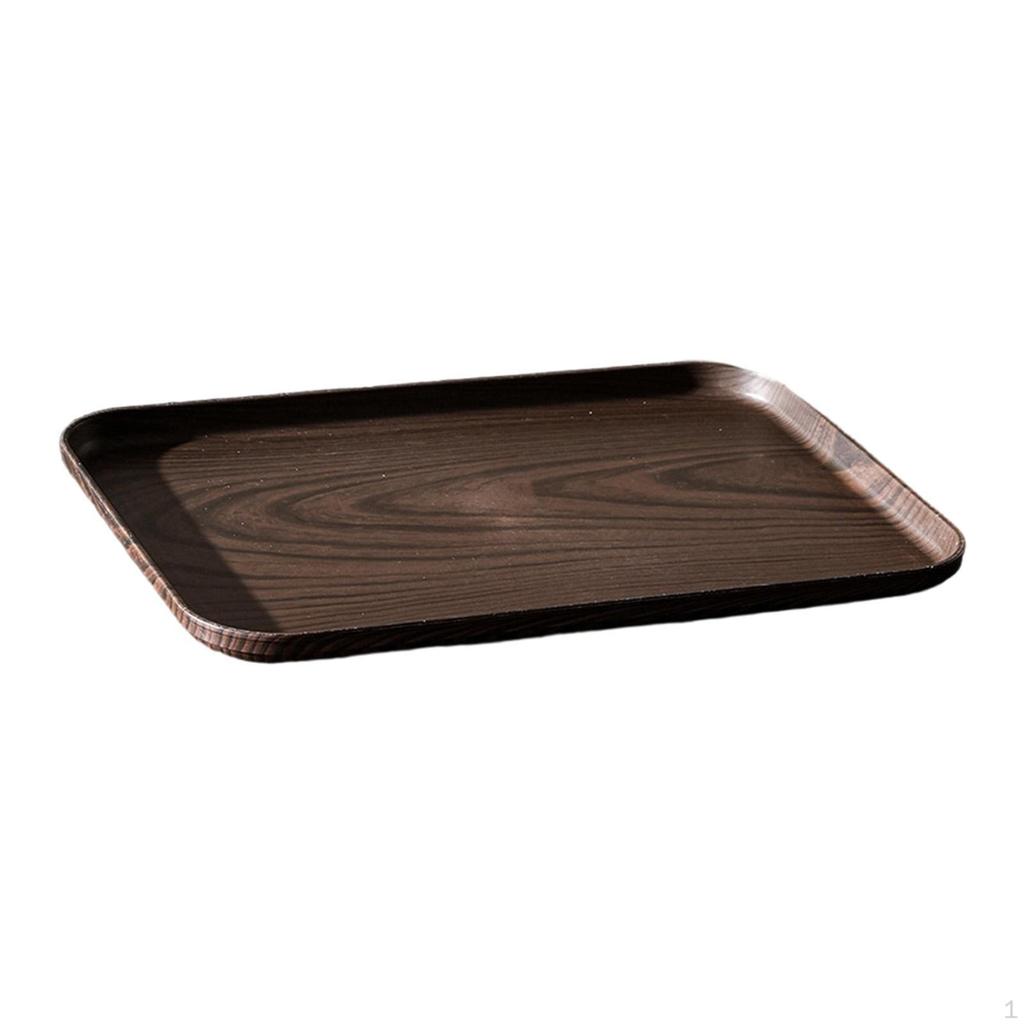 Rectangular Serving Tray Dinner Platter Dessert Vanity Snack Plate Dish Display Board for