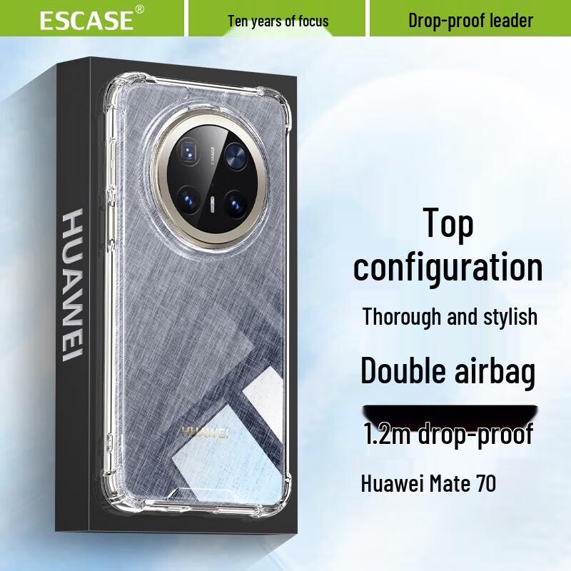 ESCASE Huawei Anti-Yellowing Clear Shockproof Phone Case