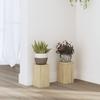 Vidaxl Plant Pot Stands, 2 Pcs, Sonoma Oak, 10X10X18 Cm