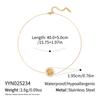 18K Gold-Plated Stainless Steel Minimalist Sun Pendant Necklace for Women - Non-Fading, Versatile Design