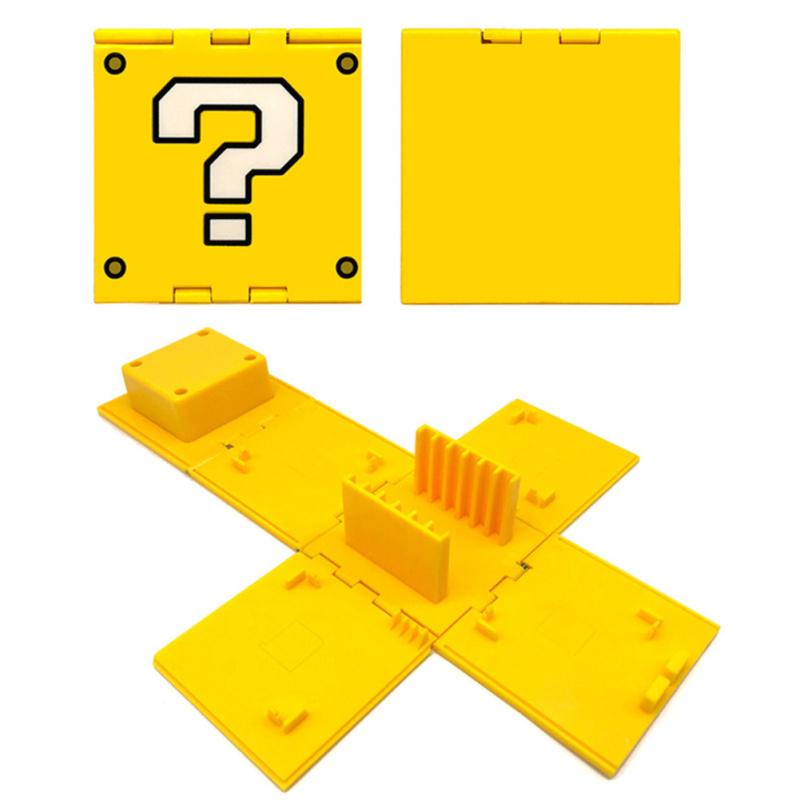 Klappbare Spielkartenbox für Switch Game Magic Cube Design, große Kapazität, starker Aufbewahrungskoffer, beladen