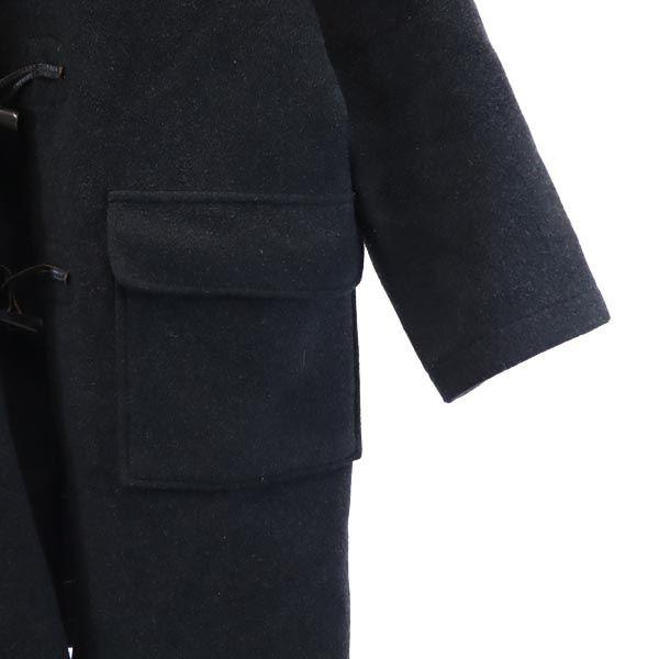 Casaco Duffel Gloverall Mistura de lã britânica 44 cinza Mulher Usado