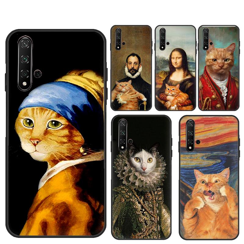Renaissance Cats Rich Art For Huawei Nova 12s 12i 11i 7i 8i 9 10 SE Y91 Y90 Y60 Y70 Y72 Y61 P60 Pro P30 P40 Lite Case