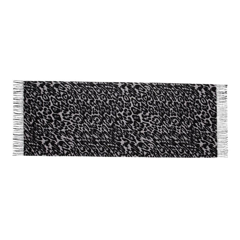 Hot-selling Leopard Print Imitation Cashmere Versatile Long Scarf Autumn and Winter Fashion Versatile Warm Neck Protection Premium Shawl Scarf