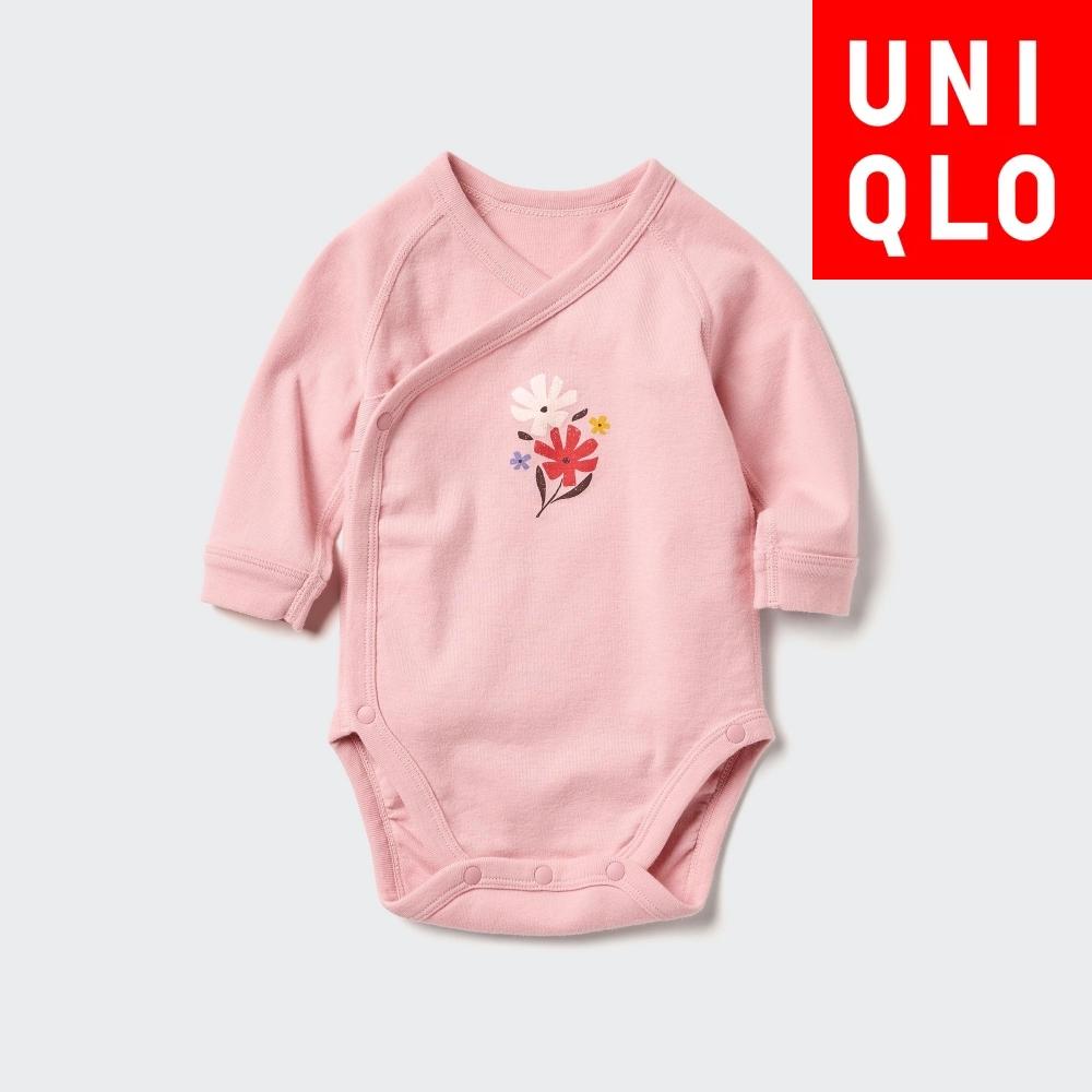 

Uniqlo Bn Joy Of Print Боди с длинным рукавом с принтом 11 PINK/BABY 60