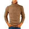 Men's  Fashion  Knitting  Pullover  Long Sleeves  Loose  Flip Collar  Sweater