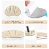 RICISUNG Heel Pads (3 Pairs) - Prevents Slippage, Prevents Blisters, and Adjusts Size for Leather Shoes and Sneakers. Prevents Blisters, Heel Repair,
