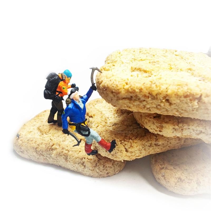Realistic Hiking People Figure Model 1:64 Scale Hand Painted Miniature Figures for Dioramas Props,Photography Collectors