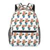 Cartoon Where Are We Going With Piglet Secret Russian Style Backpack Student Boys Girls BookBag School Bag Computer Shoulder Bag