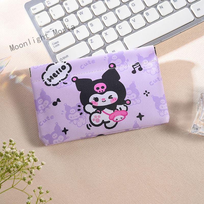 Unisex úložný sáček na datové kabely a kosmetiku s automatickým uzávěrem – přenosná peněženka na mince