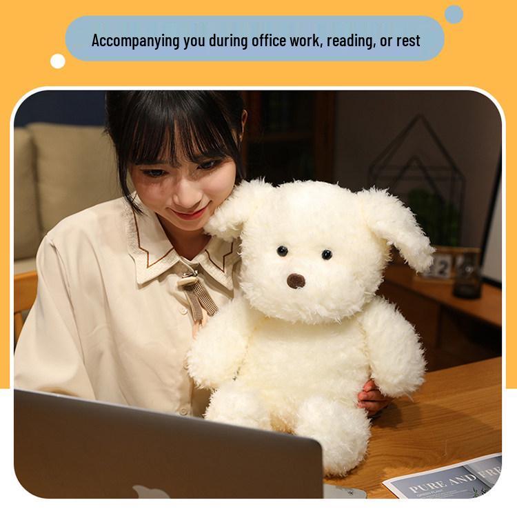 Cute Plush Puppy Sleeping Pillow Doll - Healing Toy for Girls