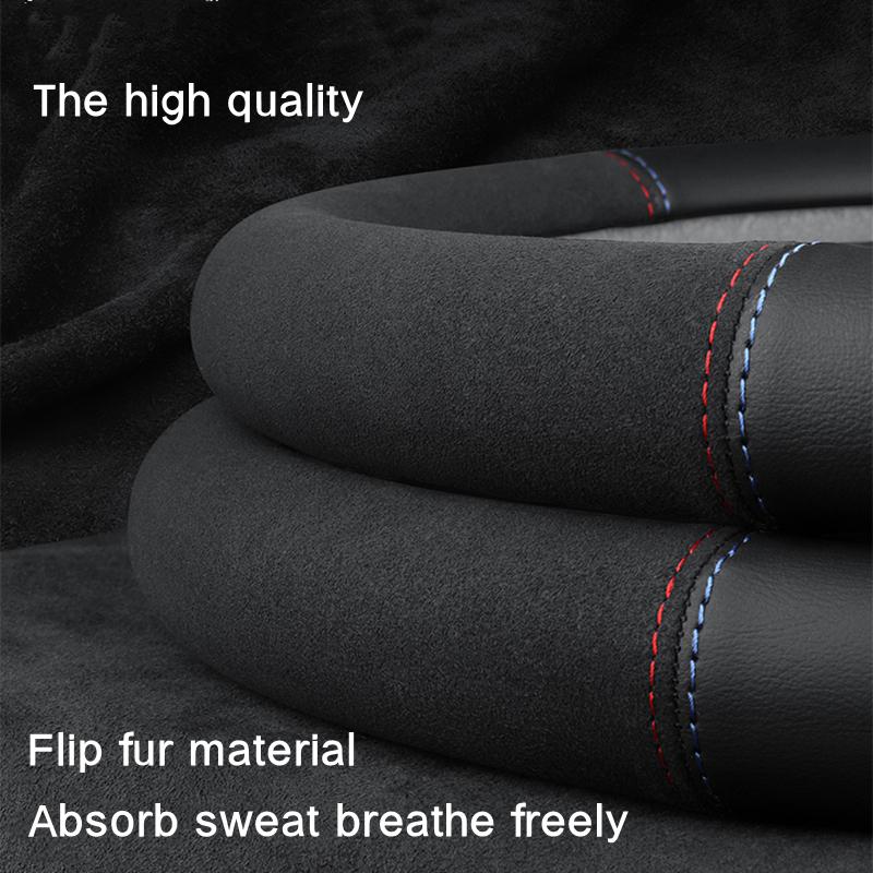 For Chery Tiggo 8 Arrizo 5 Pro Gx 5x eQ7 Chery Tiggo 7 Pro Car interior Accessories 3D embossing 38cm Auto Steering Wheel Cover