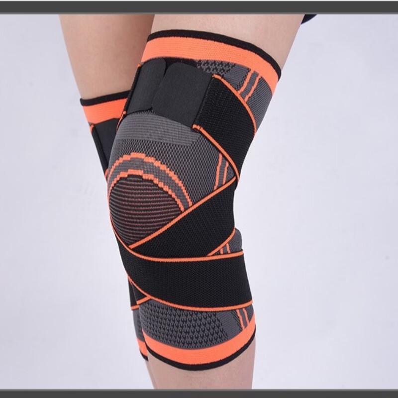 TULX Sports Knitted Knee Brace with Strap M (Single Piece)