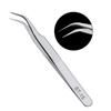Stainless Steel Anti-iodine Tweezers Long Straight Forceps 12.5cm-30cm Straight Elbow Head Tools