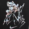 Nike Sb Abstract Print Design Comfortable Loose Fit Crew Neck Short Sleeve T-Shirt Men Tops Black FZ5286-010