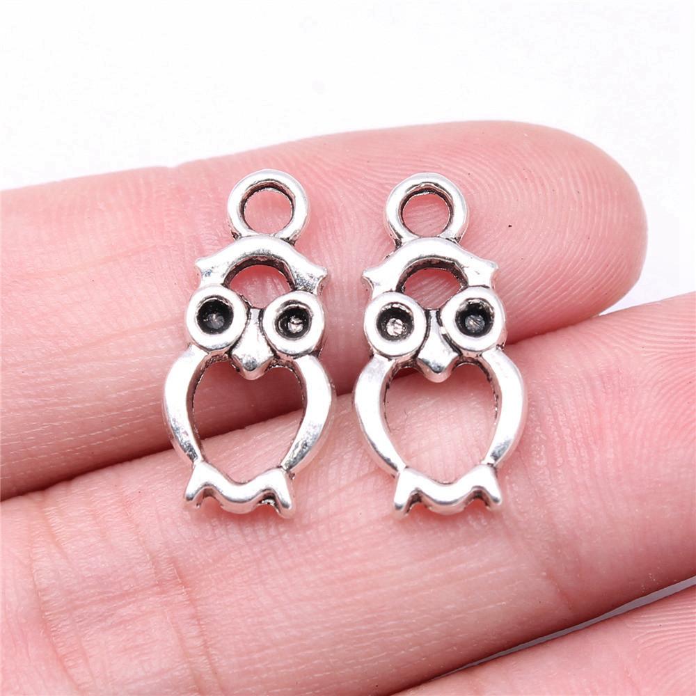 Owl Charms Pendant Female Jewellery Ethnic Materials