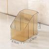 Thick Transparent Makeup Brush & Pen Holder, Divided Storage Box, Lipstick Display Rack