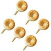 6Pcs Self-adhesive Donut Shape Hooks Wall Mounted Clothes Hanger Creative Key Holder  for Home