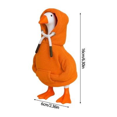 Porch Gooses Outfits Yard Gooses Statue Clothes for Patio Lawn Garden Decoration