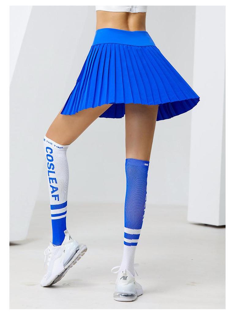 Women's Quick-Dry Pleated Sports Skirt for Badminton, Tennis, Yoga, Fitness, Running, and Marathon