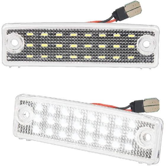 LED License Plate Light Lamp Assembly with Red OLED Neon Tube Compatible with Ford F150 1990-2014, F250 F350 1999-2016, Ranger 1983-2011, Excursion