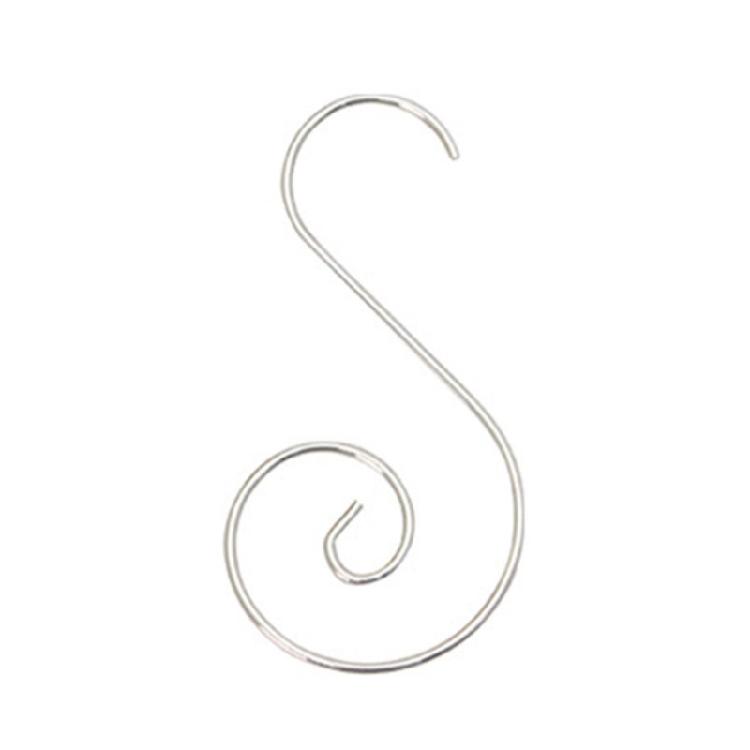 100pcs Christmas Tree Decoration Hooks S Shaped Hangers for Hanging Ornaments Metal Holiday Ornament Hanging Solution