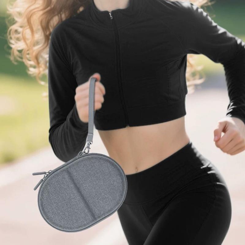 Protective Travel Pouch For TAA1708/OpenRun Pro2/Nank Runner Pro5 Headphones Hard Shell with Convenient Handle Rope
