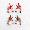 Christmas Reindeer Antler Hair Clips - Cute Bell Accessories for Girls