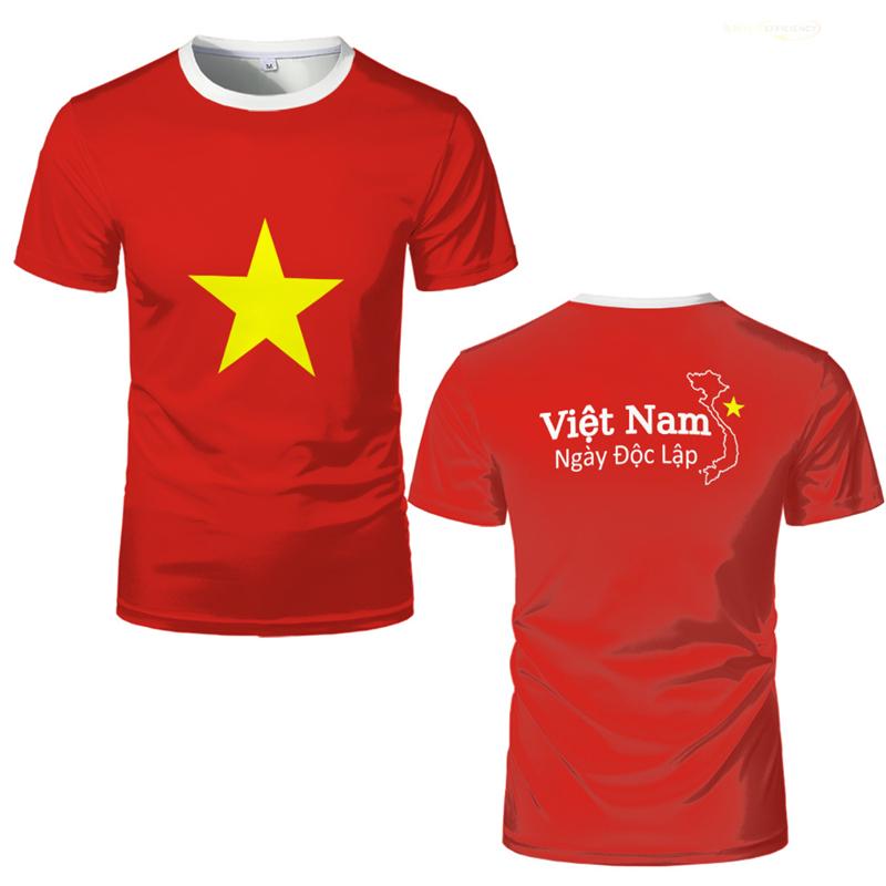 Vietnam Independence Day Flag Graphic T Shirts Fashion Summer National Emblem 3D Printed T-shirts Casual Oversized Unisex Tees S